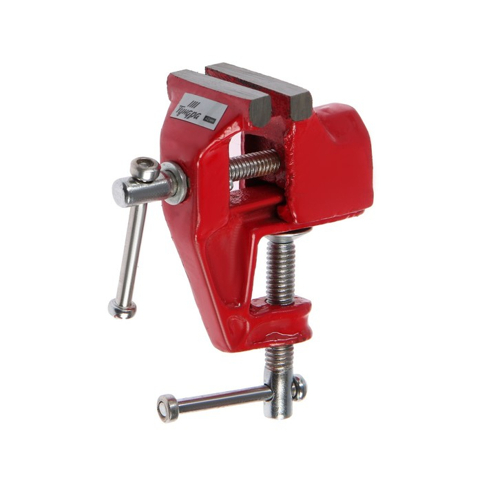 Тиски слесарные ТУНДРА, винтовой зажим, 40 мм Тиски слесарные ТУНДРА, винтовой зажим, 40 мм