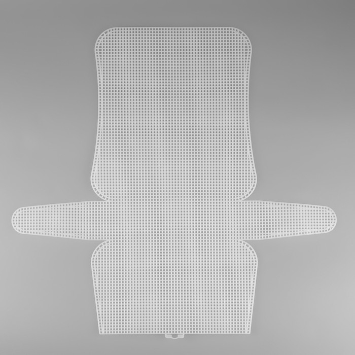 Канва-основа для вышивания сумки, пластиковая, 47 × 45 см, 2 × 2 мм, цвет белый Канва-основа для вышивания сумки, пластиковая, 47 × 45 см, 2 × 2 мм, цвет белый