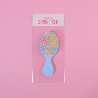 Расчёска - мини массажная, 14 &times; 6 см, рисунок МИКС