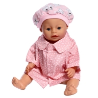 Одежда для кукол &laquo;Плащик с беретом&raquo;