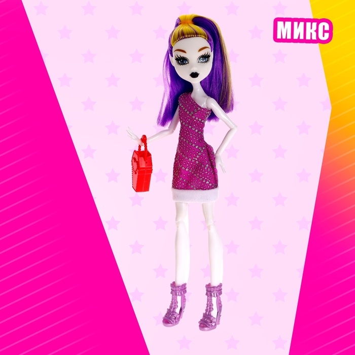 Кукла модная шарнирная &laquo;Ляля&raquo; с аксессуаром, цвет МИКС
