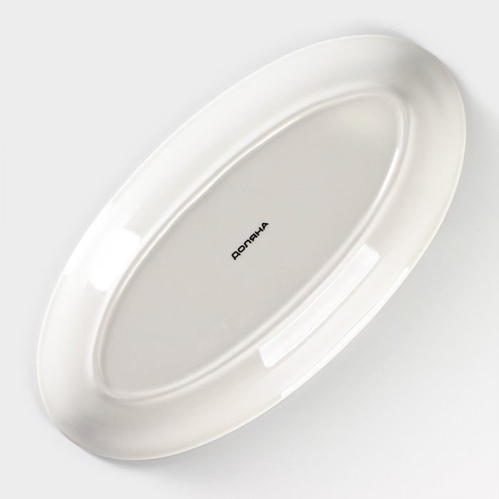 Блюдо Доляна &laquo;Зайка&raquo;, 28&times;14,5&times;3,5 см, цвет белый