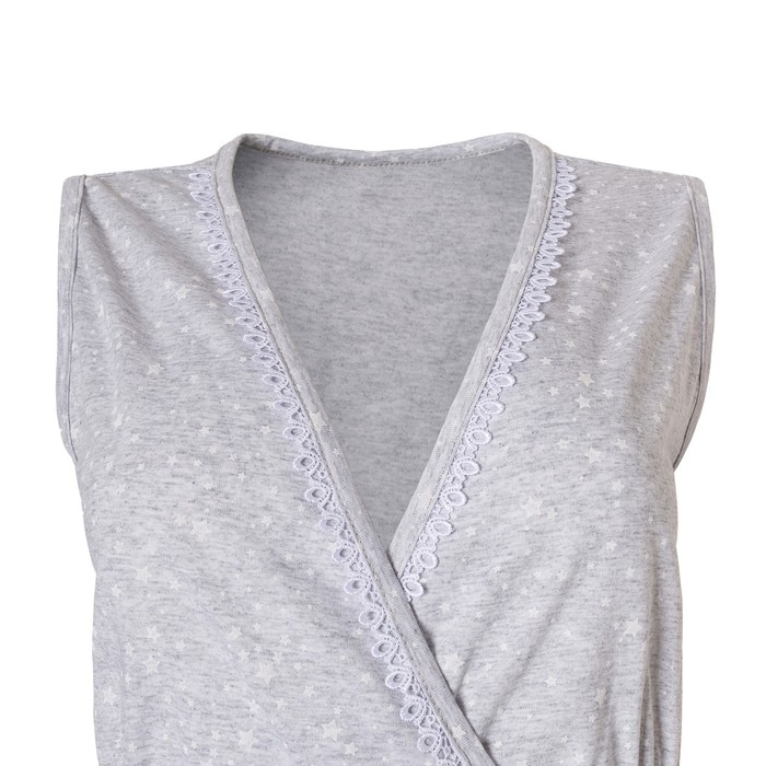 Ночная сорочка женская для беременных, цвет серый, размер 52 Ночная сорочка женская для беременных, цвет серый, размер 52