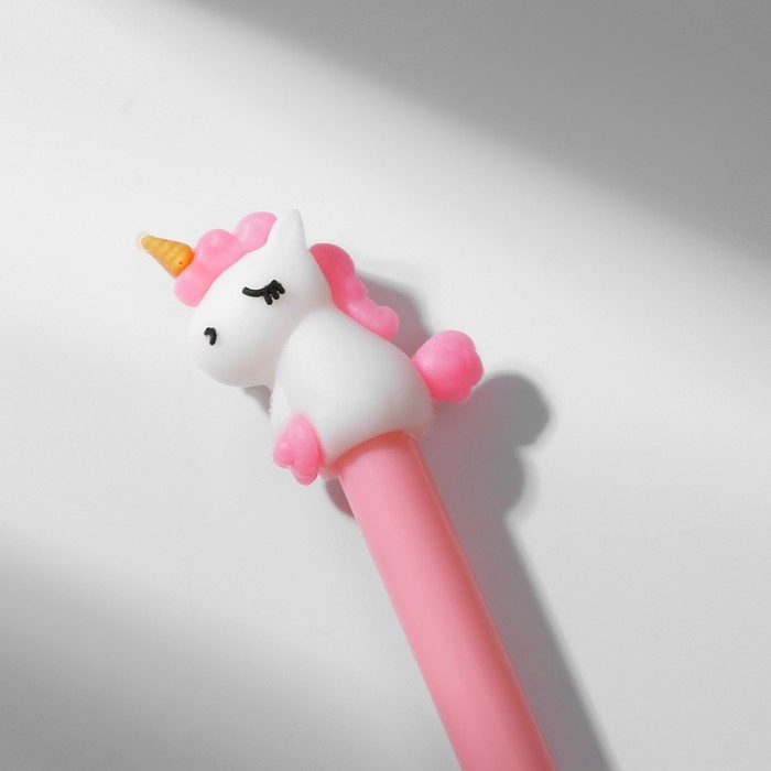 Набор 3 предмета: 2 браслета, ручка &laquo;Неразлучники&raquo; единорог, цветной, 6 см