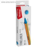 Ручка капиллярная Berlingo Rapido, 0,4 мм, трёхгранная, стержень синий