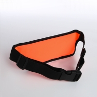 Сумка поясная на молнии, светоотражающие элементы, цвет оранжевый Сумка поясная на молнии, светоотражающие элементы, цвет оранжевый