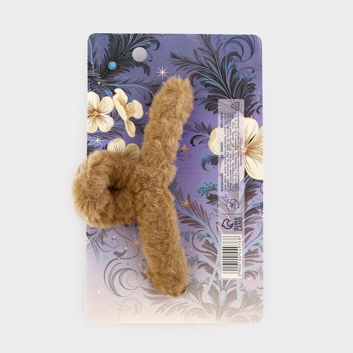 Краб для волос новогодний &laquo;Мечты сбываются&raquo;, на Новый год, 3 х 12 см