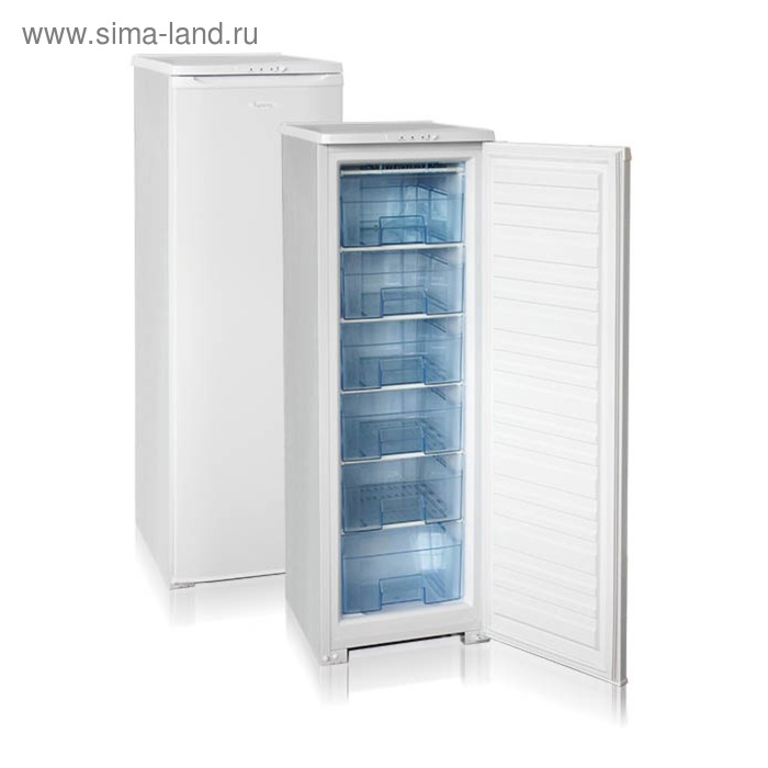 Морозильная камера "Бирюса" 116, 175 л, класс A, однокамерная, белая