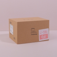 Органайзер для ватных палочек и дисков, с крышкой, 2 секции, 14,5 &times; 13 &times; 8 см, цвет белый/прозрачный