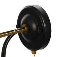 Бра "Кэган" E27 40Вт черный 12х24х23 см Бра "Кэган" E27 40Вт черный 12х24х23 см