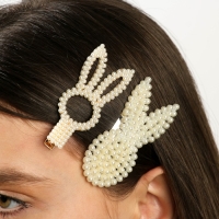 Заколки для волос &laquo;Счастье&raquo;, 2 шт, 9 х 12 см