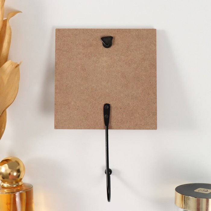 Крючки декоративные дерево Крючки декоративные дерево "Любопытный котик" 19,5х11х4,3 см