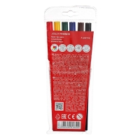 Фломастеры 6 цветов, ErichKrause, "Jolly Friends Super Washable" микс Фломастеры 6 цветов, ErichKrause, "Jolly Friends Super Washable" микс