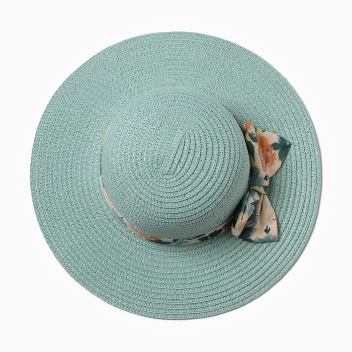 Шляпа для девочки НК 23051, цвет мята, р-р 52