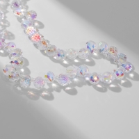 Чокер &laquo;Блеск&raquo; яркие бусины, цвет радужный в серебре, 33 см