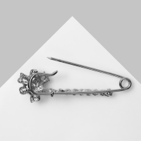 Булавка «Цветок» с дорожкой, 5,5 см, цвет МИКС(неделимая фасовка 12 шт., цена за шт.) Булавка «Цветок» с дорожкой, 5,5 см, цвет МИКС(неделимая фасовка 12 шт., цена за шт.)