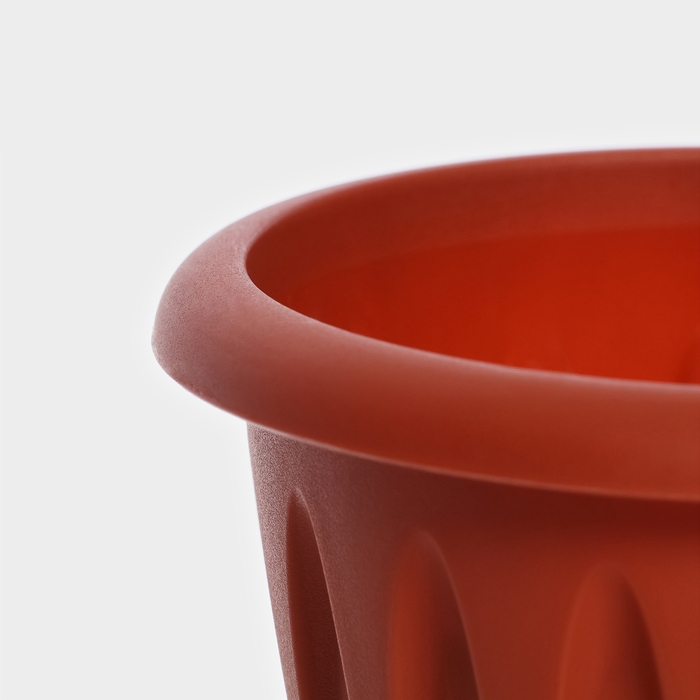 Горшок с поддоном &laquo;Фелиция&raquo;, 400 мл, цвет терракотовый