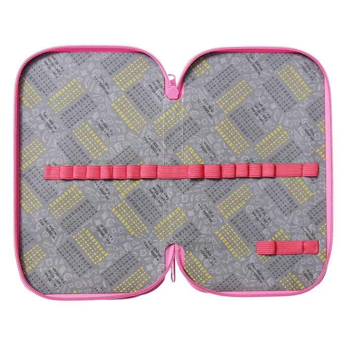 Пенал 2 секции, 125 х 205 х 40 мм, Calligrata 30П26/2 Пенал 2 секции, 125 х 205 х 40 мм, Calligrata 30П26/2 "Аниме подружки", ламинированный картон