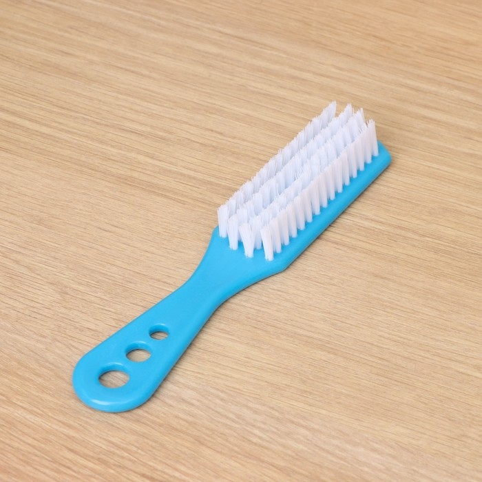 Щётка для овощей и фруктов с ручкой Доляна, 17&times;3,3&times;2 см, цвет МИКС