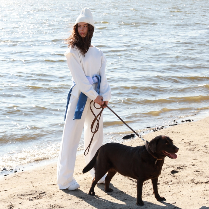 Лонгслив женский MINAKU: Casual Collection цвет экрю, размер 48