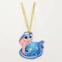 Ёлочная игрушка - подвеска деревянная &laquo;Новый год! Праздничная змея&raquo;, символ года 2025