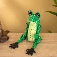 Сувенир &laquo;Лягушка&raquo;, висячие лапки, 25 см, дерево, МИКС