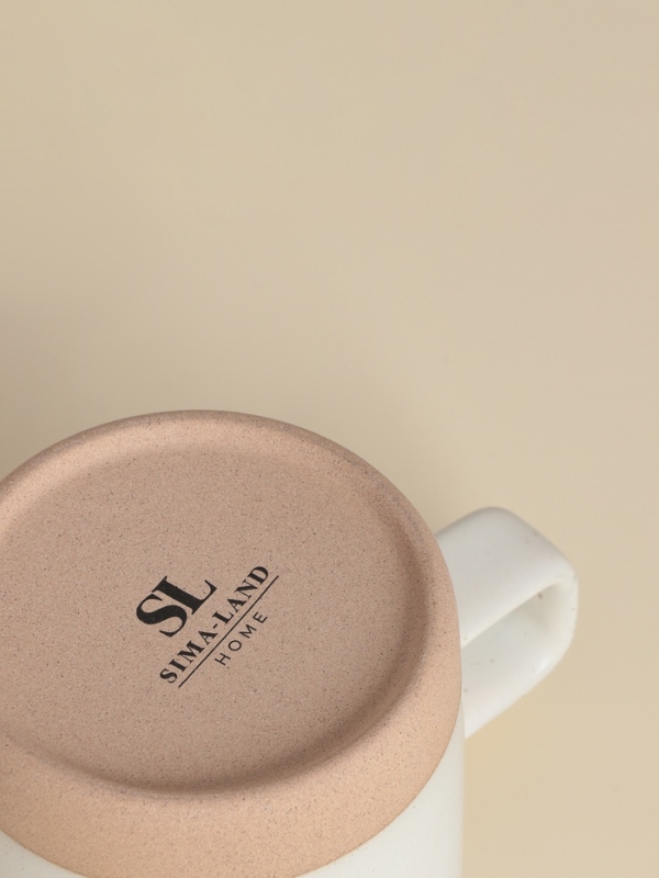 Кружка SL Home "Цветок", 520 мл, 13,5х9,6х9,8 см.