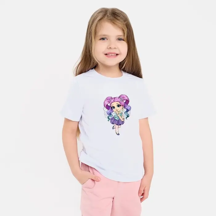 Термонаклейка с блёстками &laquo;Фея цветов&raquo;, 12.8&times;18.6 см