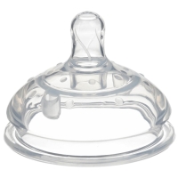 Бутылочка для кормления M&B, ШГ &Oslash;70мм, от 6 мес, 250мл., с ручками, силиконовая колба, цвет розовый