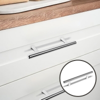 Ручка рейлинг ТУНДРА BISTRO, d=12 мм, м/о 128 мм, цвет хром, 4 шт TMP Ручка рейлинг ТУНДРА BISTRO, d=12 мм, м/о 128 мм, цвет хром, 4 шт TMP