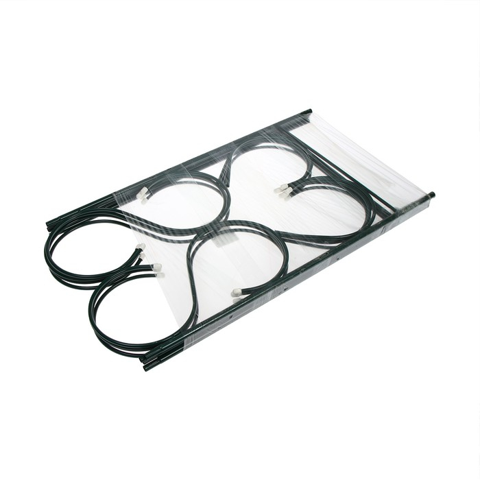 Арка садовая, разборная, 230 &times; 120 &times; 51 см, металл, зелёная