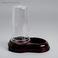 Автопоилка/автокормушка 0,6 л, шоколадная