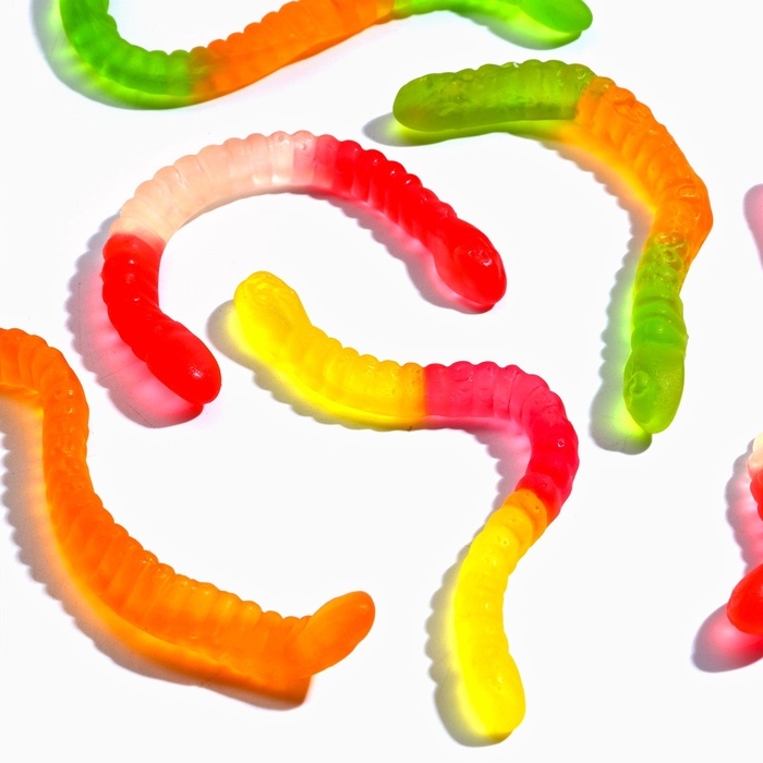 Мармелад жевательный, червяки, 50 гр Мармелад жевательный, червяки, 50 гр