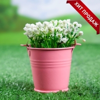 Кашпо "Ведерко Томми" МИКС, 6х6см Кашпо "Ведерко Томми" МИКС, 6х6см