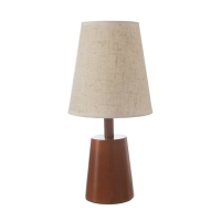 Светильник настольный "Индия" 1х40Вт Е27 орех 16,5х16,5х35см
