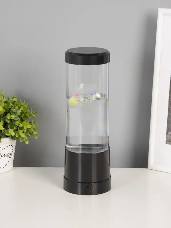 Светильник "Медузы" LED, RGB, USB, 3-5Вт, чёрный 9х9х25,5 см