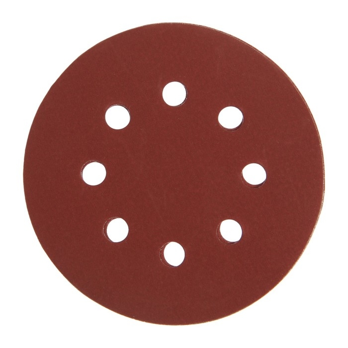 Круг абразивный шлифовальный под Круг абразивный шлифовальный под "липучку" ТУНДРА, перфорированный, 125 мм, Р2000, 10 шт.