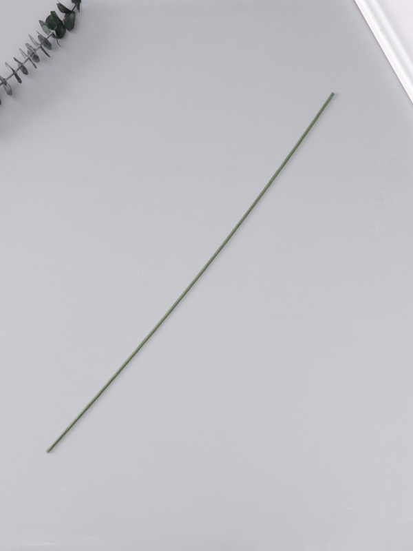 Проволока для изготовления искусственных цветов "Зелёная" 40 см сечение 2,5 мм набор 50 шт   1088043