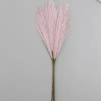 Искусственное растение для творчества "Ковыль" сирень 29 см