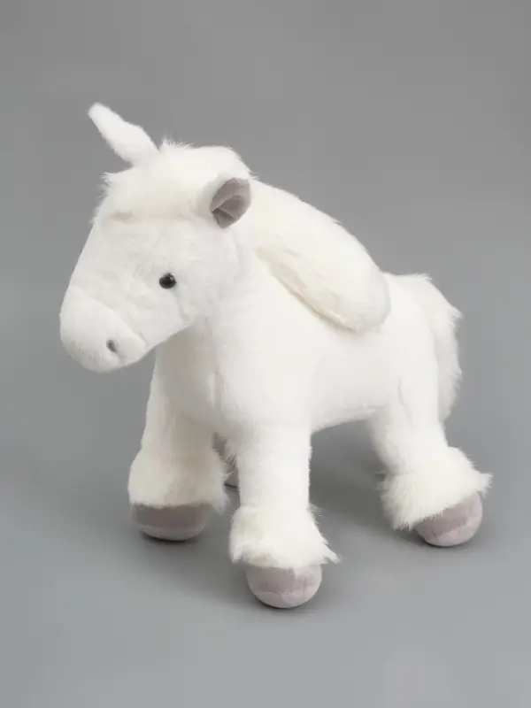 Мягкая игрушка "Лошадка" белая, 40 см