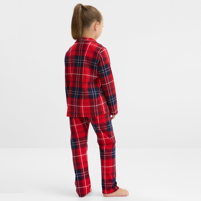 Пижама новогодняя детская KAFTAN Пижама новогодняя детская KAFTAN "Cristmas" размер 30 (98-104 см)