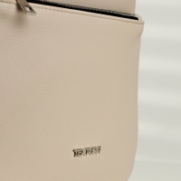 Рюкзак на молнии, TEXTURA, наружный карман, цвет светло-бежевый Рюкзак на молнии, TEXTURA, наружный карман, цвет светло-бежевый