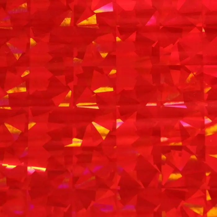 Пленка голографическая, &laquo;Калейдоскоп&raquo;, красная, 70 см &times; 1 м