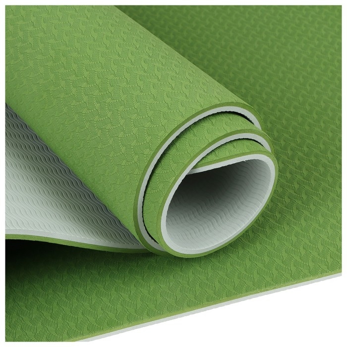 Коврик для йоги Sangh, 183&times;61&times;0,8 см, цвет зелёный