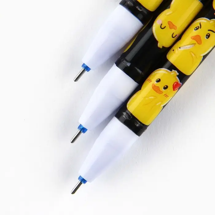 Ручка пиши стирай синяя паста 0,5 мм с колпачком &laquo;Утя&raquo;