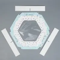 Коробка кондитерская, упаковка, Sweet life, 23 х 20 х 4 см