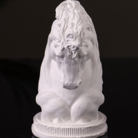 Фигура "Конь " 9х6 см,натуральный