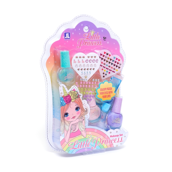 Набор косметики для девочки "Маленькая принцесса", с наклейками
