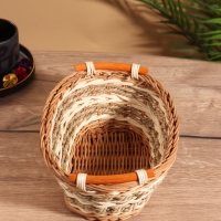 Корзина плетеная 27x19x10 см, ротанг