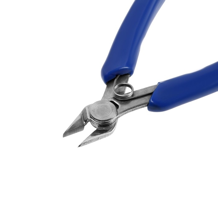 Бокорезы усиленные для электроники ТУНДРА mini, нерж. сталь, пластиковые рукоятки, 125 мм